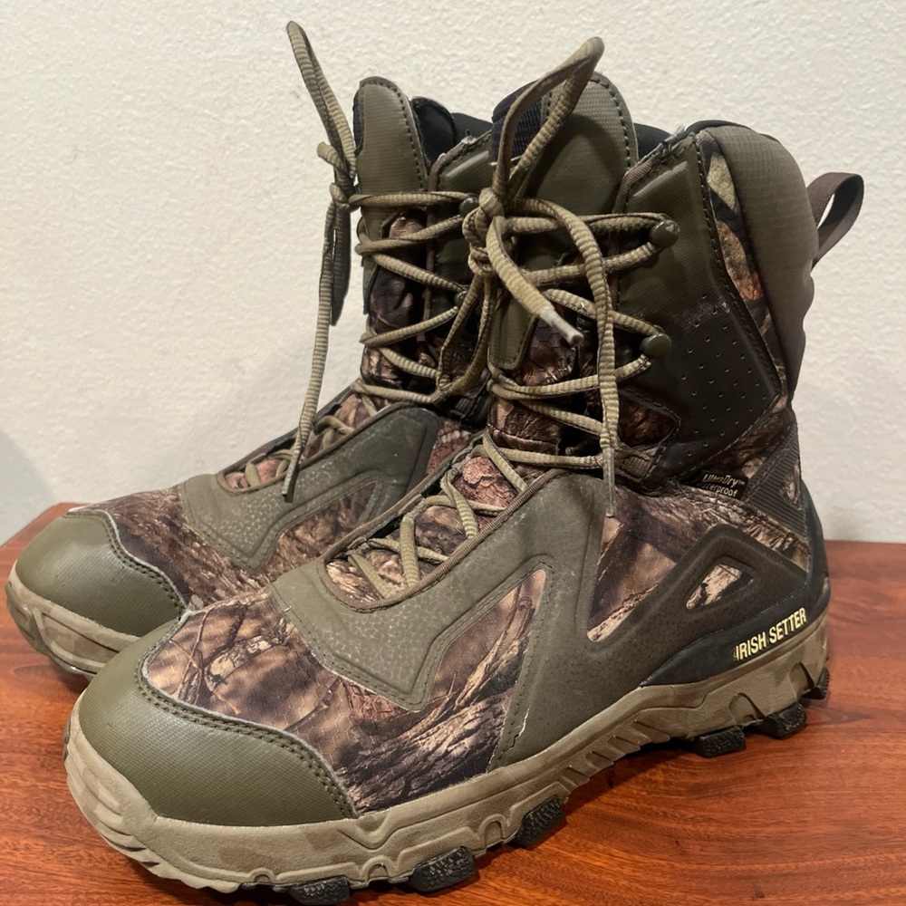 Irish Setter Men's Boots in Camouflage and Olive